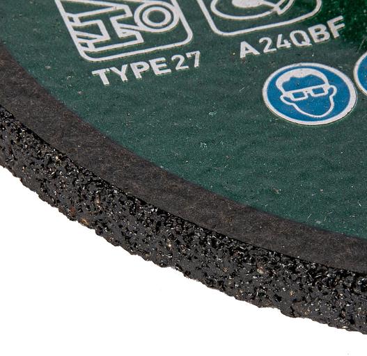 Круг шлифовальный по металлу, 125 х 6,0 х 22,2 мм, 9%WA+75%A+16%B// Сибртех фото 2