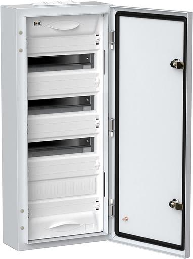 Корпус металлический ЩРн-48 (1х48) 710х310х140 IP54 бел. (одна дверь) TITAN 5 IEK TI5-50-N-048-54 фото 1