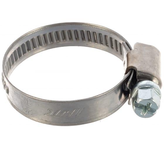 Хомут червячный 70-90/9 W2 нержавеющая сталь 1Л 70-90-7 Н ГОСТ 28191-89 фото 1