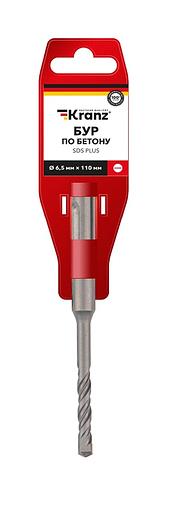 Бур по бетону 6,5x110x50 мм SDS PLUS Kranz фото 1