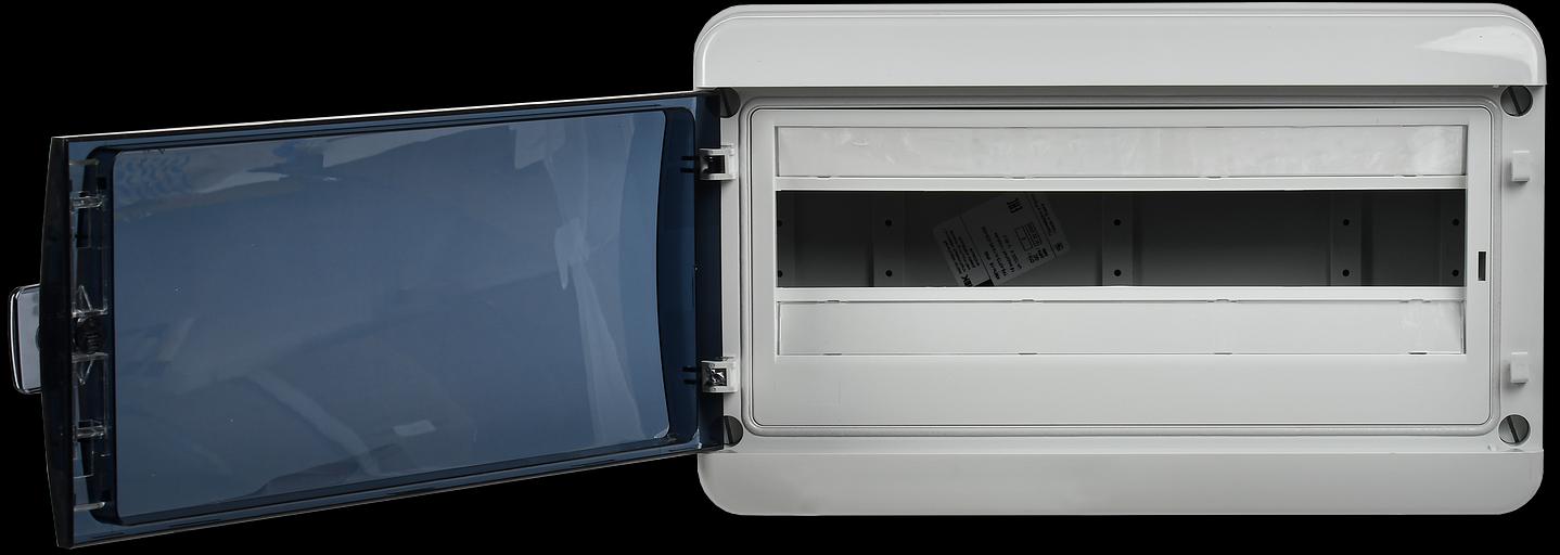 Корпус пластиковый КМПн-18 IP65 черн. прозр. дверь TEKFOR IEK TF5-KP72-N-18-65-K03-K02 фото 3