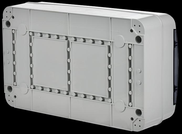 Корпус пластиковый КМПн-18 IP65 черн. прозр. дверь TEKFOR IEK TF5-KP72-N-18-65-K03-K02 фото 4