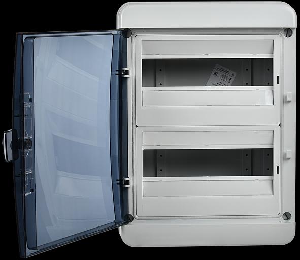 Корпус пластиковый КМПн-24 IP65 черн. прозр. дверь TEKFOR IEK TF5-KP72-N-24-65-K03-K02 фото 3