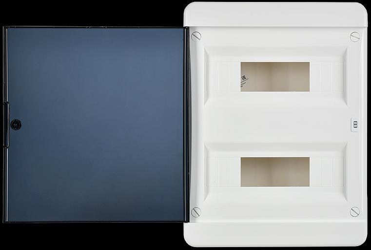 Корпус пластиковый ЩРН-П-24 IP41 черн. прозр. дверь TEKFOR IEK TF5-KP12-N-24-41-K01-K03 фото 3