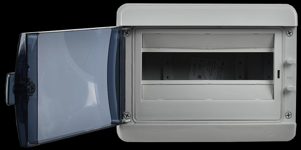 Корпус пластиковый КМПн-12 IP65 черн. прозр. дверь TEKFOR IEK TF5-KP72-N-12-65-K03-K02 фото 3