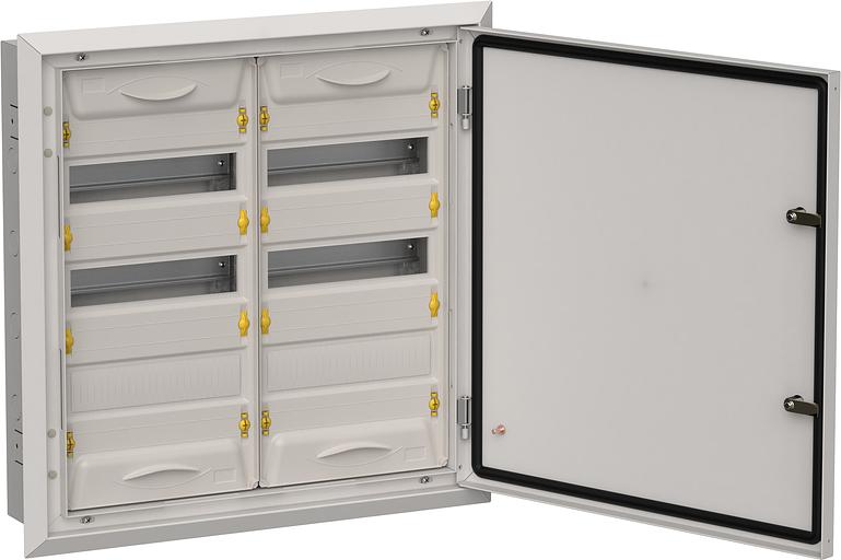 Корпус мет. ЩРв-72 (2х36) 630х625х130 IP31 сер IEK TITAN 5 фото 1