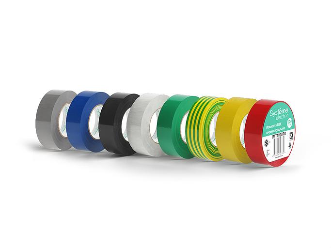 Изолента ПВХ 0.13х19мм (рул.20м) красн. SE IMT1920RD фото 4