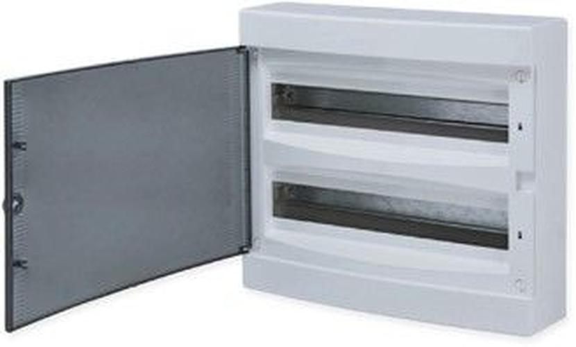 Щит распределительный навесной "Unix" прозр. дверь 2х18 модулей IP40 PROxima EKF ux-2x18-n фото 1