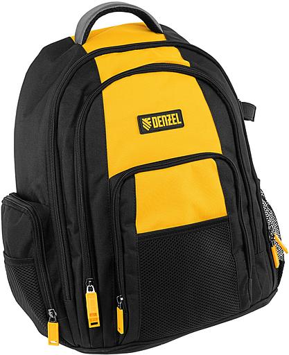 Рюкзак для инструмента, 365х190х430 мм, 3 отделения, 26 карманов// Denzel фото 3