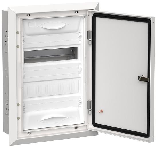 Корпус металлический IEK TITAN 5 ЩРв-24 (1х24) 505х365х130мм IP31 белый (одна дверь) IEK фото 1