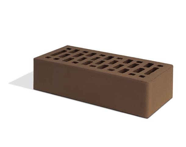 Кирпич лицевой Британия коричневый гладкий одинарный опт фото 1