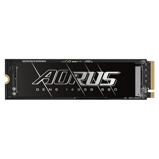 Твердотельный накопитель SSD Gigabyte AORUS Gen5 14000 AG514K1TB, 1Tb M.2 2280 PCI-Express 5.0x4, NVMe 2.0, 3D TLC NAND, Phison PS5026-E26, TBW 700 фото 3