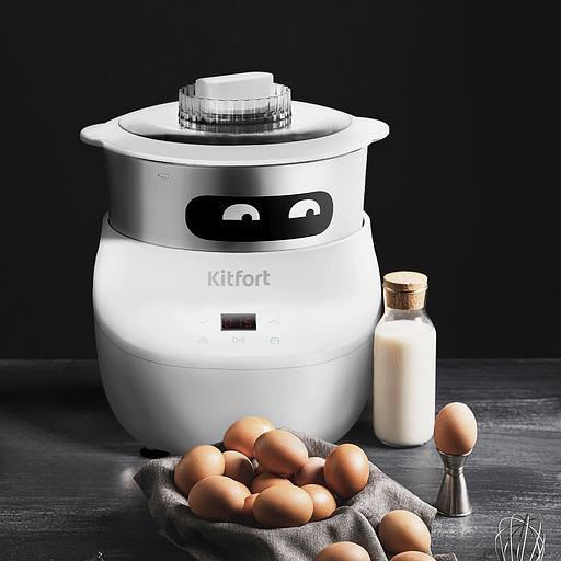 Миксер планетарный Kitfort КТ-3496 150Вт белый фото 2