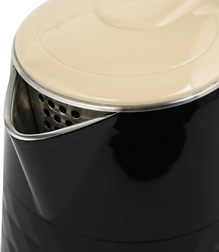 Чайник электрический Centek CT-0025 1.8л. 2000Вт черный/бежевый корпус: металл/пластик (CT-0025 BLACK) фото 3