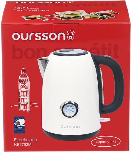 Чайник электрический Oursson KE1752M 1.7л. 2200Вт слоновая кость корпус: металл/пластик (KE1752M/IV) фото 6