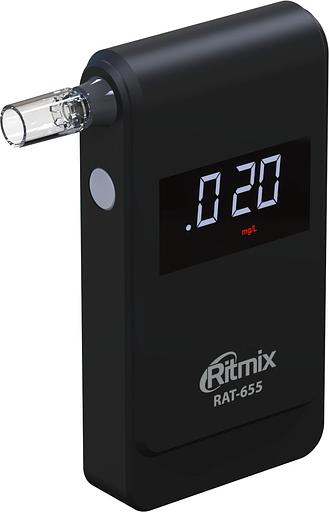 Алкотестер Ritmix RAT-655 электрохимический черный фото 3
