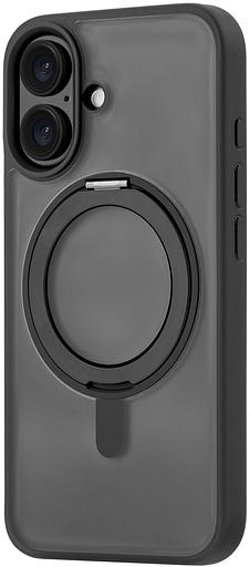 Чехол (клип-кейс) uBear для Apple iPhone 16 Clip 360 with MagSafe черный (CS437BL61RG-I24M) фото 4