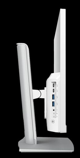 MSI Modern AM242P 1M AiO 23,8" FHD (1920x1080)IPS AG Non-touch, Core i3-100U (1.2GHz), 8Gb DDR5(1*8GB), 512GB SSD M.2, Intel UHD, WiFi, BT, camera, WirelessKB&mouse Eng/Rus, No OS,1y,White фото 3