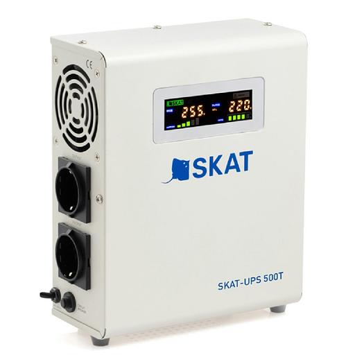 ИБП БАСТИОН SKAT-UPS 500T источник питания Line-Interactive 220В, 500ВА, работает от 1 внешней АКБ (4501) фото 1