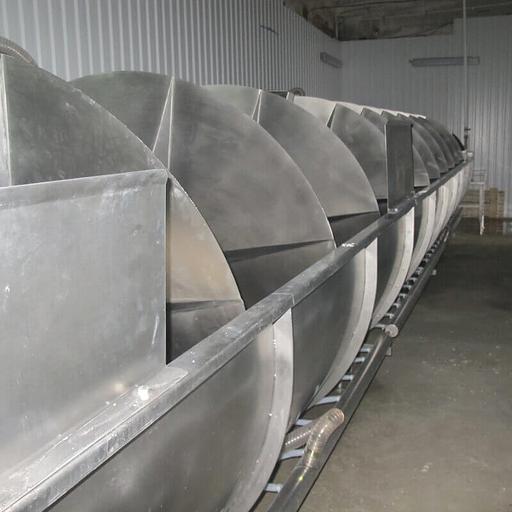 Шнековый охладитель ВИ-1032 птицы фото 1