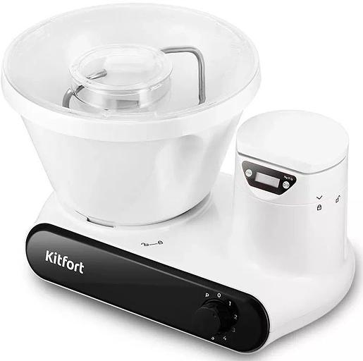 Миксер планетарный Kitfort КТ-3478 1200Вт белый фото 1