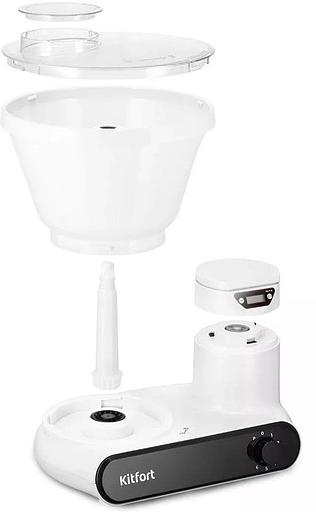 Миксер планетарный Kitfort КТ-3478 1200Вт белый фото 3