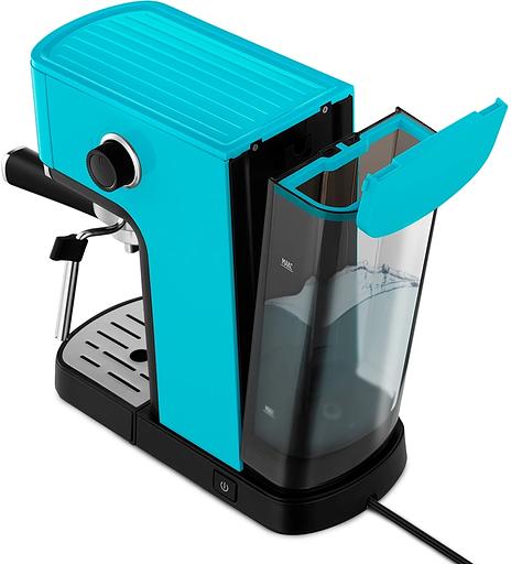Кофеварка рожковая Kitfort КТ-7461 1350Вт бирюзовый/черный фото 9