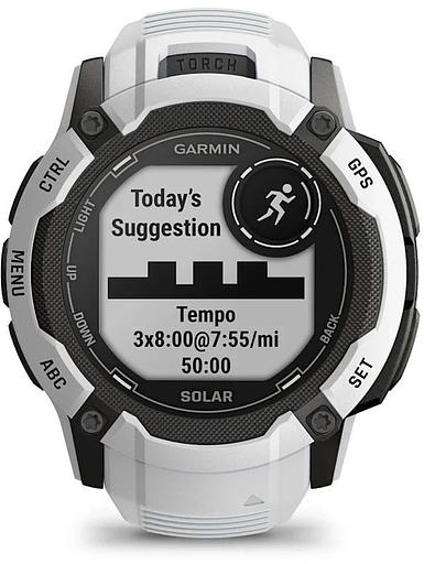 Смарт-часы Garmin Instinct 2X Solar белый 50мм фото 5
