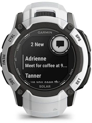 Смарт-часы Garmin Instinct 2X Solar белый 50мм фото 6