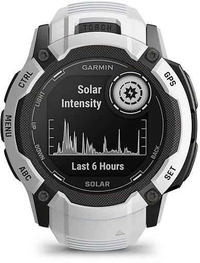 Смарт-часы Garmin Instinct 2X Solar белый 50мм фото 8