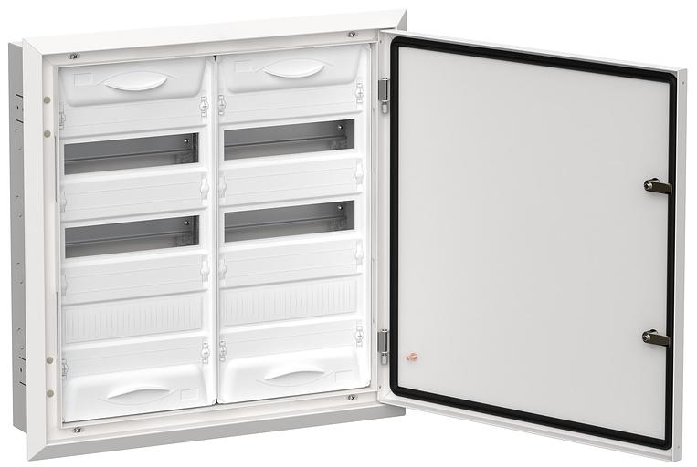 Корпус металлический IEK TITAN 5 ЩРв-72 (2х36) 630х625х130мм IP31 белый (одна дверь) фото 1