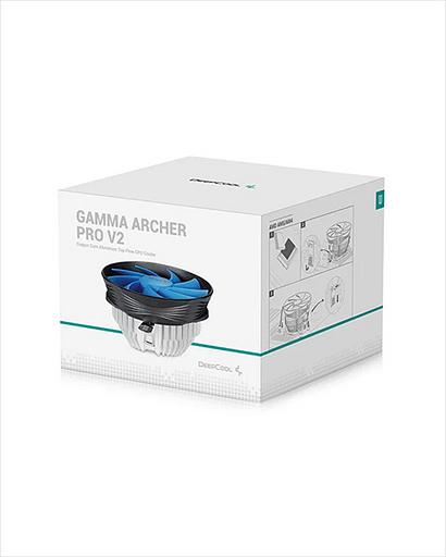 Cooler Deepcool GAMMA ARCHER PRO V2 {PWM 1851/1700/1150/1155/AM3+/FM1/FM2 4pin 17-21dB Al+Cu 110W} фото 6