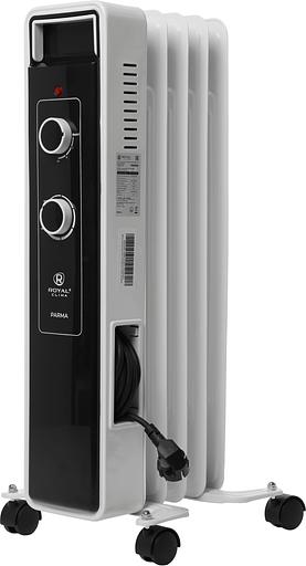 Радиатор масляный Royal Clima Parma ROR-PR5-1000M 1000Вт белый/черный фото 1