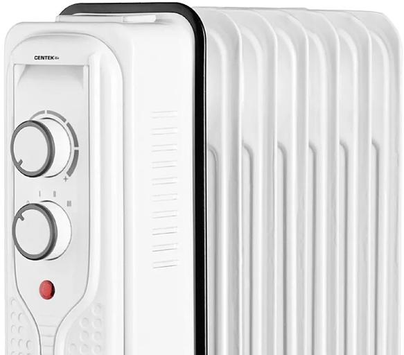 Радиатор масляный Centek CT-6205 1500Вт белый фото 3