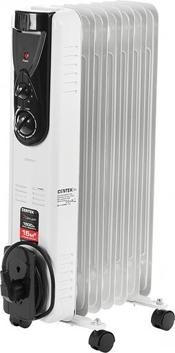 Радиатор масляный Centek CT-6200 1500Вт белый фото 1