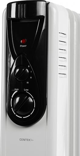 Радиатор масляный Centek CT-6200 1500Вт белый фото 4