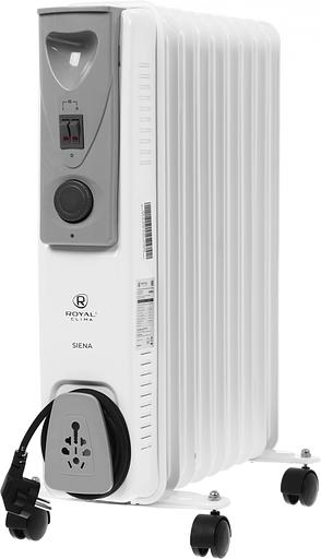 Радиатор масляный Royal Clima Siena ROR-S9-2000M 2000Вт белый/серый фото 1
