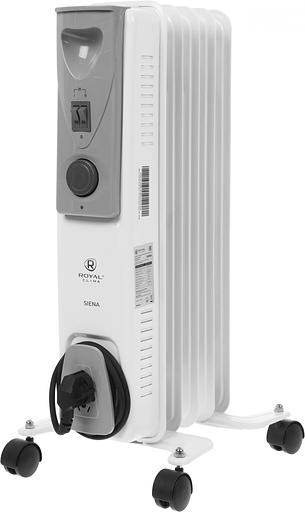 Радиатор масляный Royal Clima Siena ROR-S5-1000M 1000Вт белый/серый фото 1