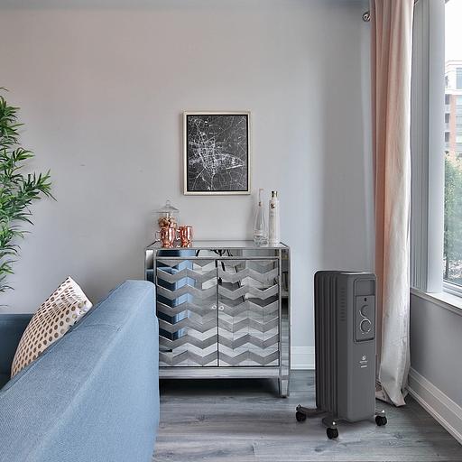 Радиатор масляный Royal Clima Ardea ROR-AR5-1000M 1000Вт графитовый/черный фото 6