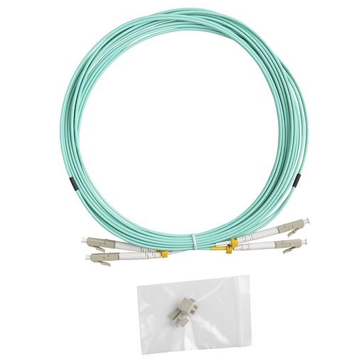 Кабель оптический Hyperline FC-D2-503-LC/PR-SC/PR-H-5M-LSZH-BK Патч-корд волоконно-оптический (шнур) MM 50/125(OM3), LC-SC, duplex, 10G, LSZH, 5м, черный фото 4