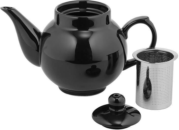 Самовар Centek CT-0091 B (черн+рисунок), 4.0л, 2300Вт, поддерж.t + LED индикатор, керам заварник фото 5