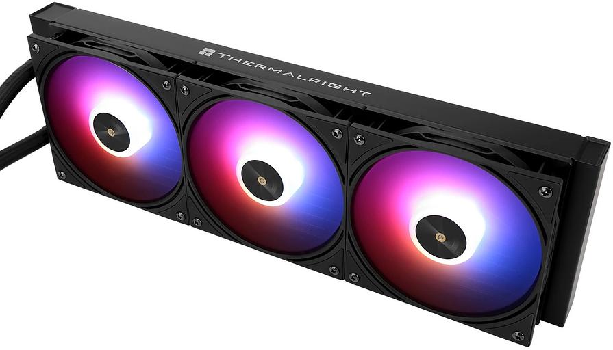 Система водяного охлаждения Thermalright Frozen Warframe PRO 360 ARGB Soc-AM5/AM4/1200/1700/1851 черный 4-pin 29.8dB Al LCD Ret (F-WFRAME-PRO-360-BL-ARGB) фото 3