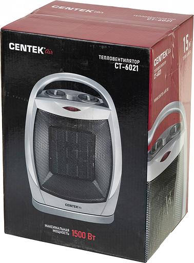 Тепловентилятор Centek CT-6021 1500Вт серый/черный фото 9