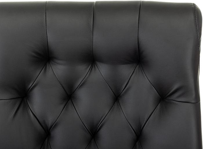 Кресло Бюрократ T-9928WALNUT-CF черный кожа на ножках дерево фото 9