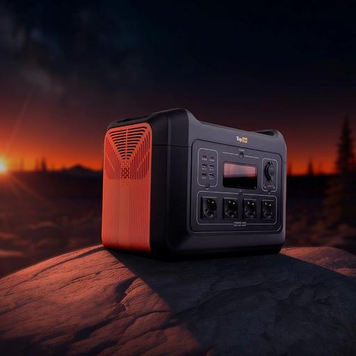 Электростанция портативная TopON TOP-X2400 697500mAh 10A QC3.0/PD3.0 3xUSB черный/оранжевый (103260) фото 3