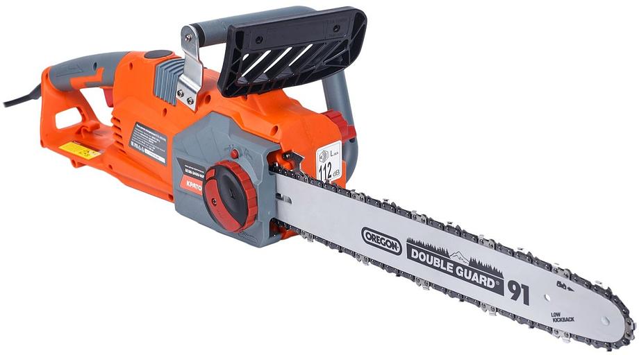 Электрическая цепная пила Кратон ECSS-2400/400 2400Вт 2.4л.с. дл.шины:16" (40cm) (3 14 01 009) фото 1