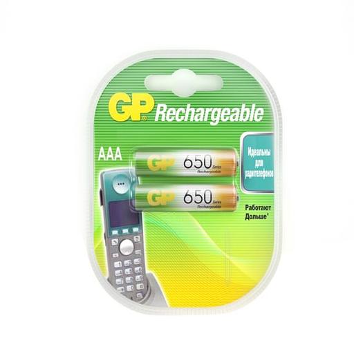 Аккумулятор GP 65AAAHC-2CPCR2/65AAAHC-2DECRC2 (2шт. в уп-ке) фото 1