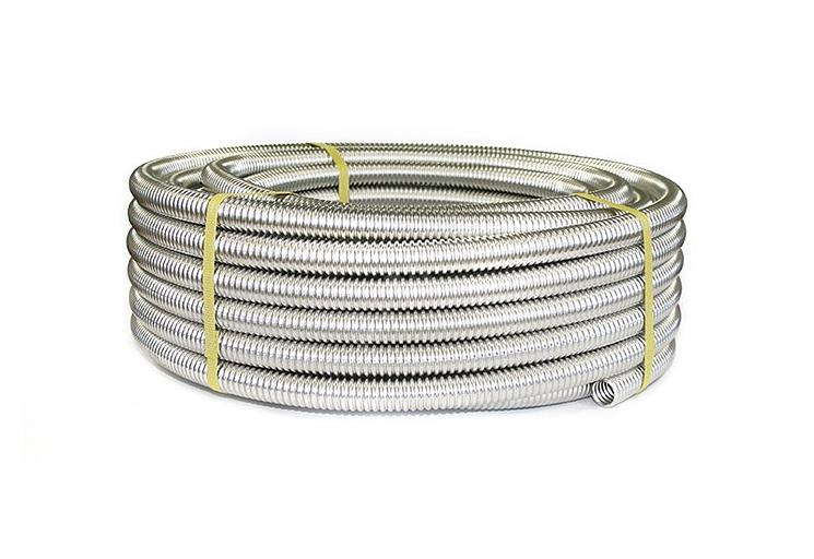 Труба гофрированная из нержав стали SS304 25А, отожженная, 30м фото 1