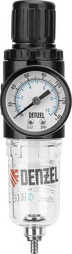 Фильтр-регулятор FR1500, 10 бар, 1500 л/мин, 1/4" Denzel фото 2