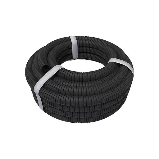 Труба гофрированная ПНД d16мм с протяжкой черн. (уп.100м) Rexant 28-0016-3 фото 2